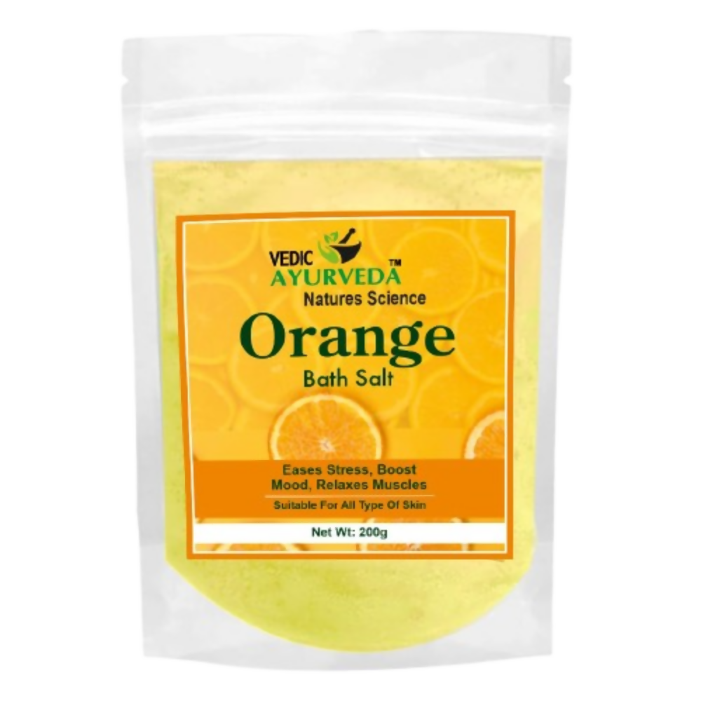 VedicAyurveda Orange Bath Salt | Grocsy
