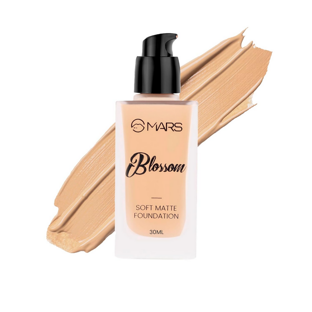 MARS Cosmetics Blossom Soft Matte Full Coverage Foundation - 03 Warm Nude | Grocsy