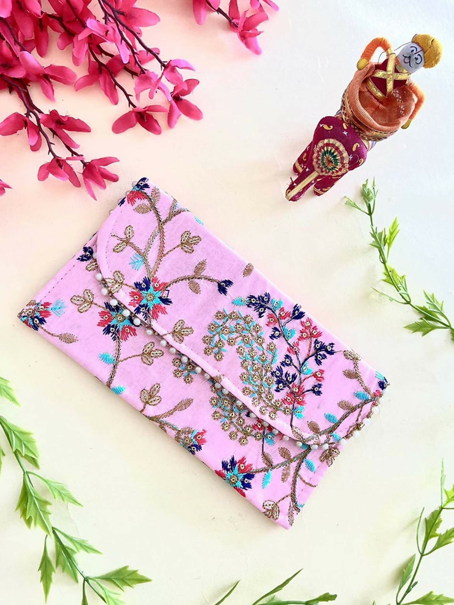 Joban Fashion Bridal Purse - Baby Pink | Grocsy