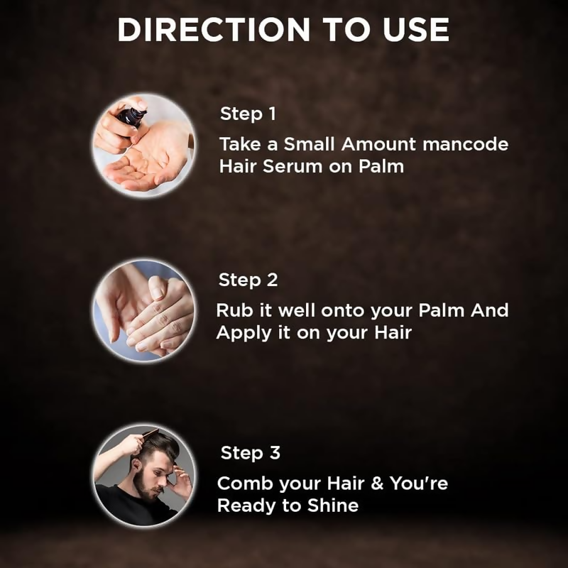 Mancode Hair Serum | Grocsy
