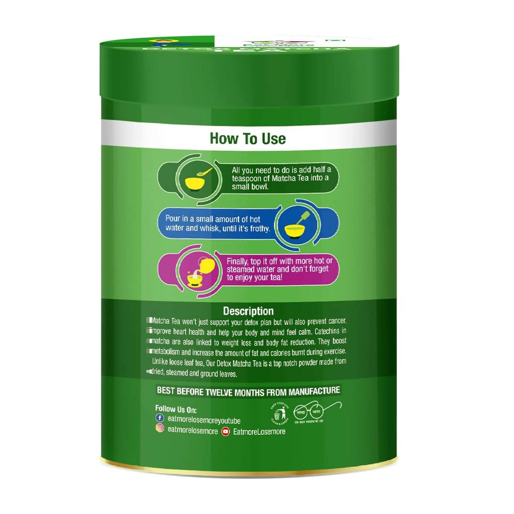 Eat More Lose More Detox Matcha Tea | Grocsy