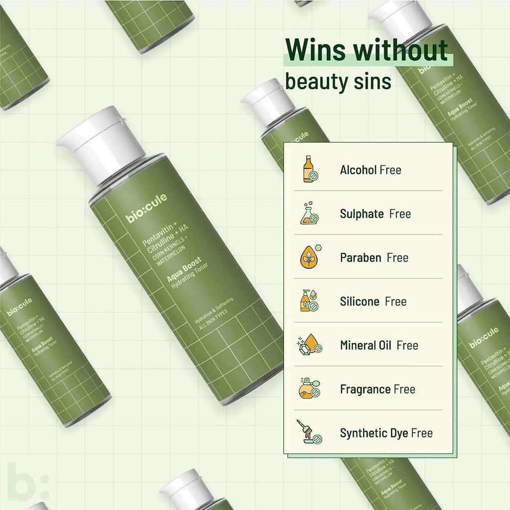 Biocule Aqua Boost Hydrating Face Toner | Grocsy