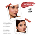 Love Earth Lip Crayon Non-Transfer Lipstick - Browns | Grocsy