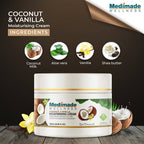 Medimade Wellness Coconut & Vanilla Moisturising Cream | Grocsy