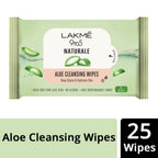 Lakme 9to5 Natural Aloe Cleansing Wipes | Grocsy