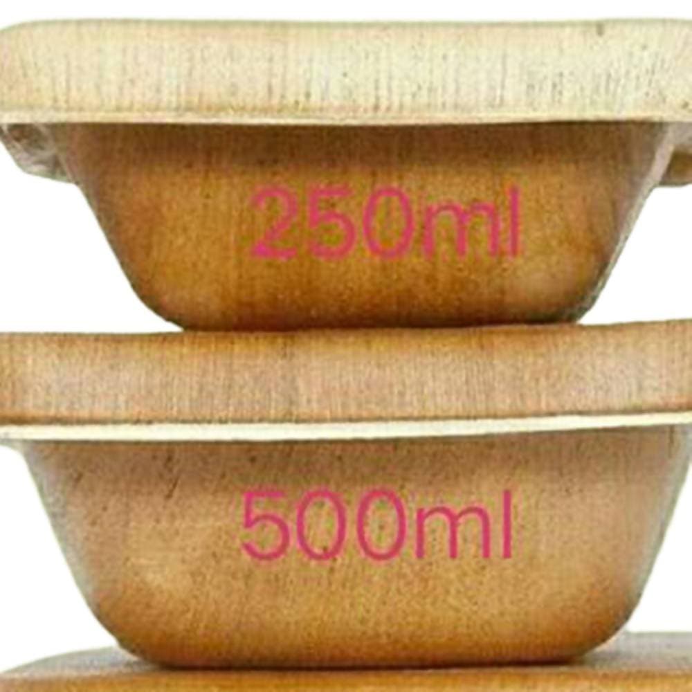 Eco Friendly Areca Leaf Tiffin Box ( Bowl With Plate) -500 ml | Grocsy