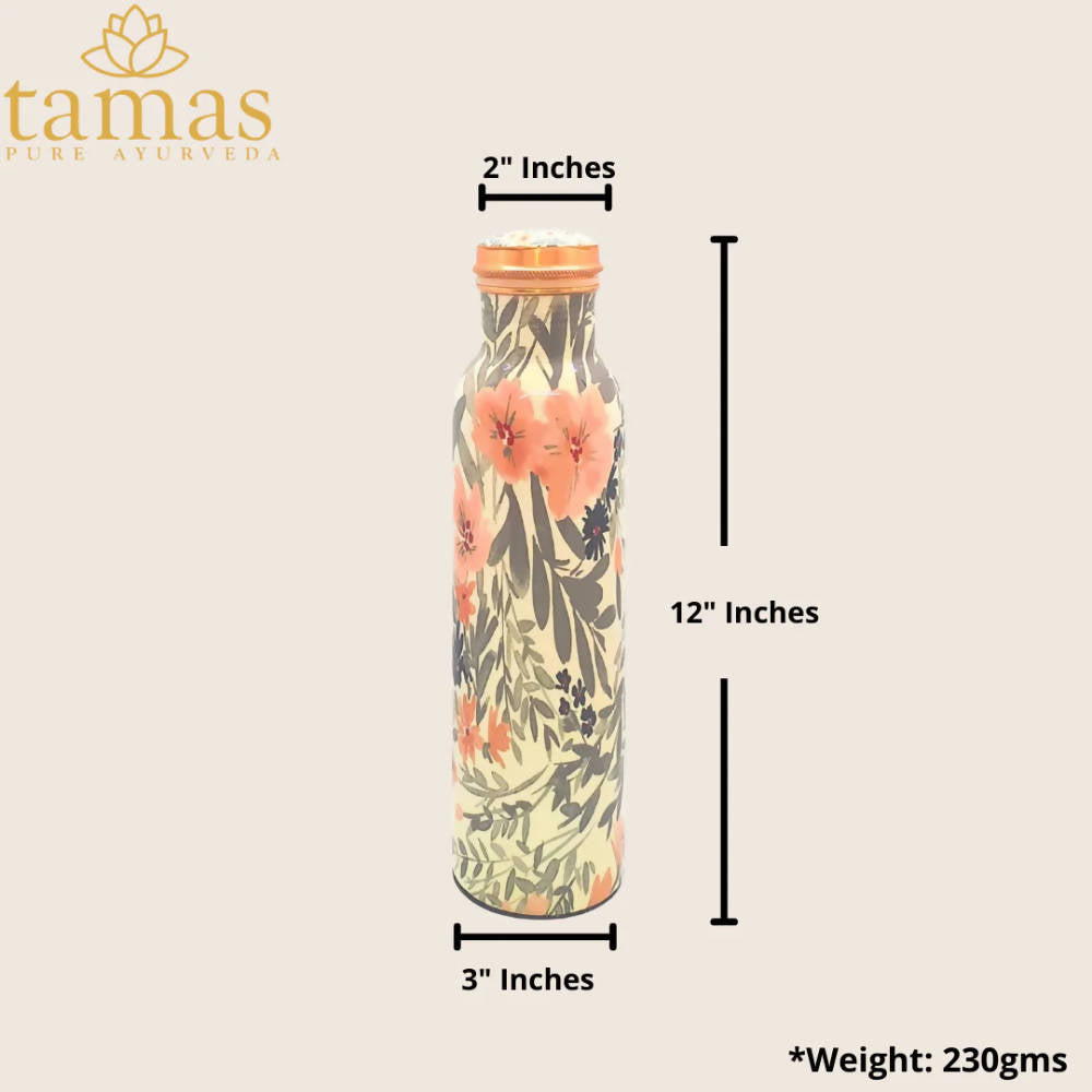 Tamas Q7 Meena Copper Water Bottle | Grocsy