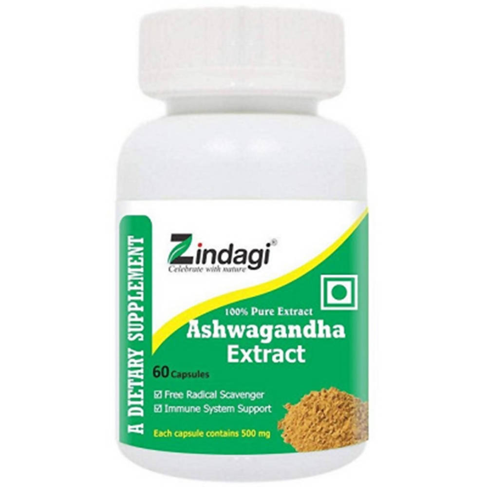 Zindagi Ashwagandha Extract Capsules | Grocsy
