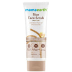 Mamaearth Rice Face Scrub With Rice Water & Niacinamide | Grocsy