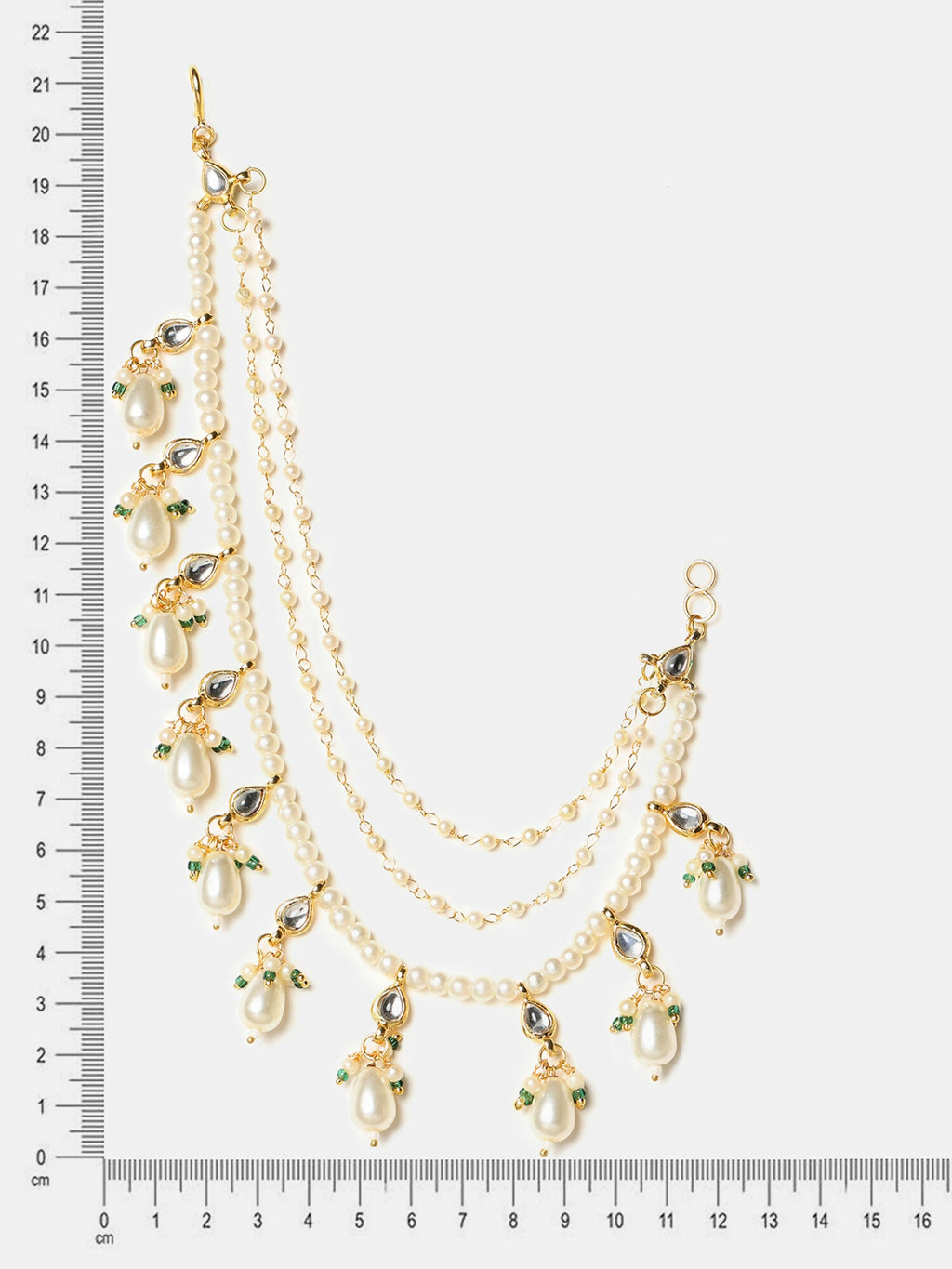 Ruby Raang Rajkumari Kaan Chain | Grocsy