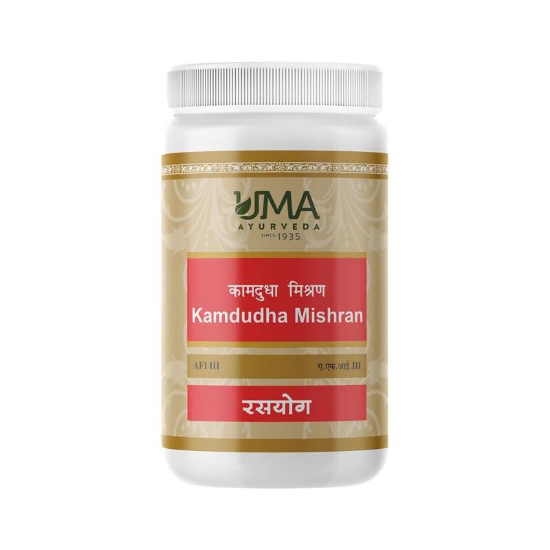 Uma Ayurveda Kamdudha Mishran Tablets | Grocsy