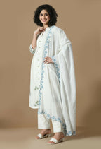 Joban Fashion White Cotton Kurta Set | Grocsy