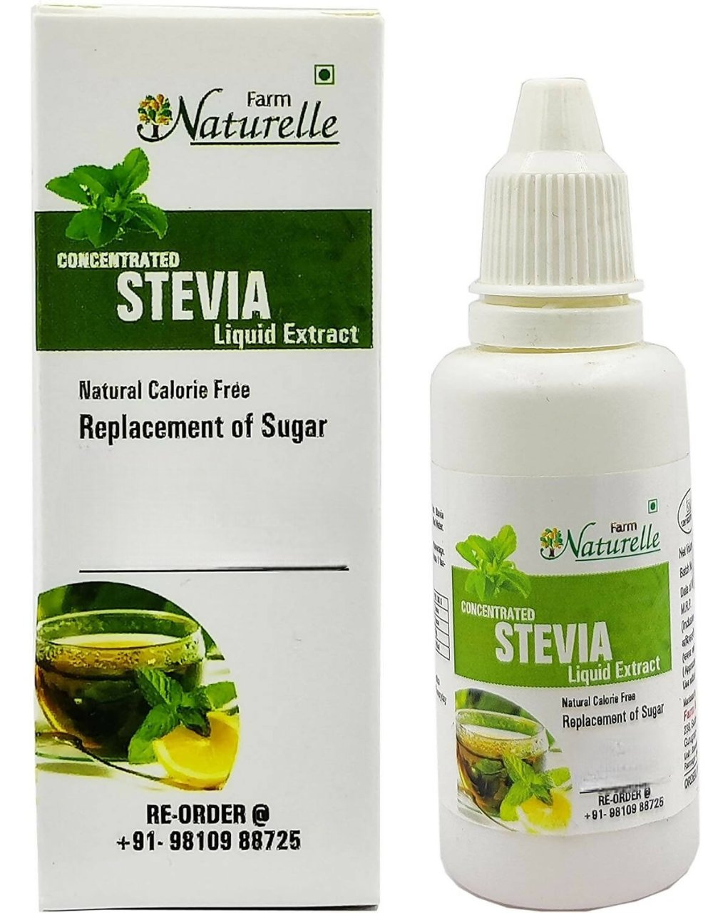 Farm Naturelle Concentrated Stevia Extract Liquid Drops | Grocsy