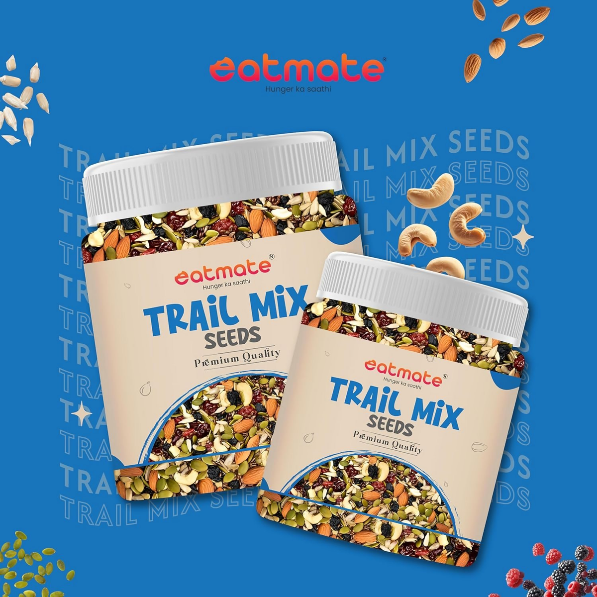 Eatmate Absolute Healthy Dry Fruits and seedMix Premium Trail Mix | Grocsy