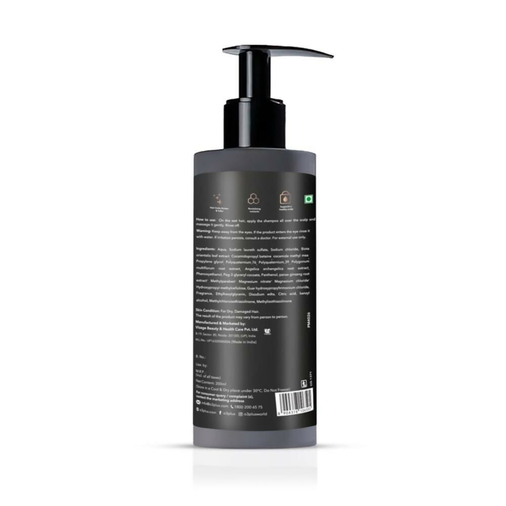 Professional O3+ Men Densiderm Anti Hair Loss Shampoo For Dense Hair & Regrowth | Grocsy