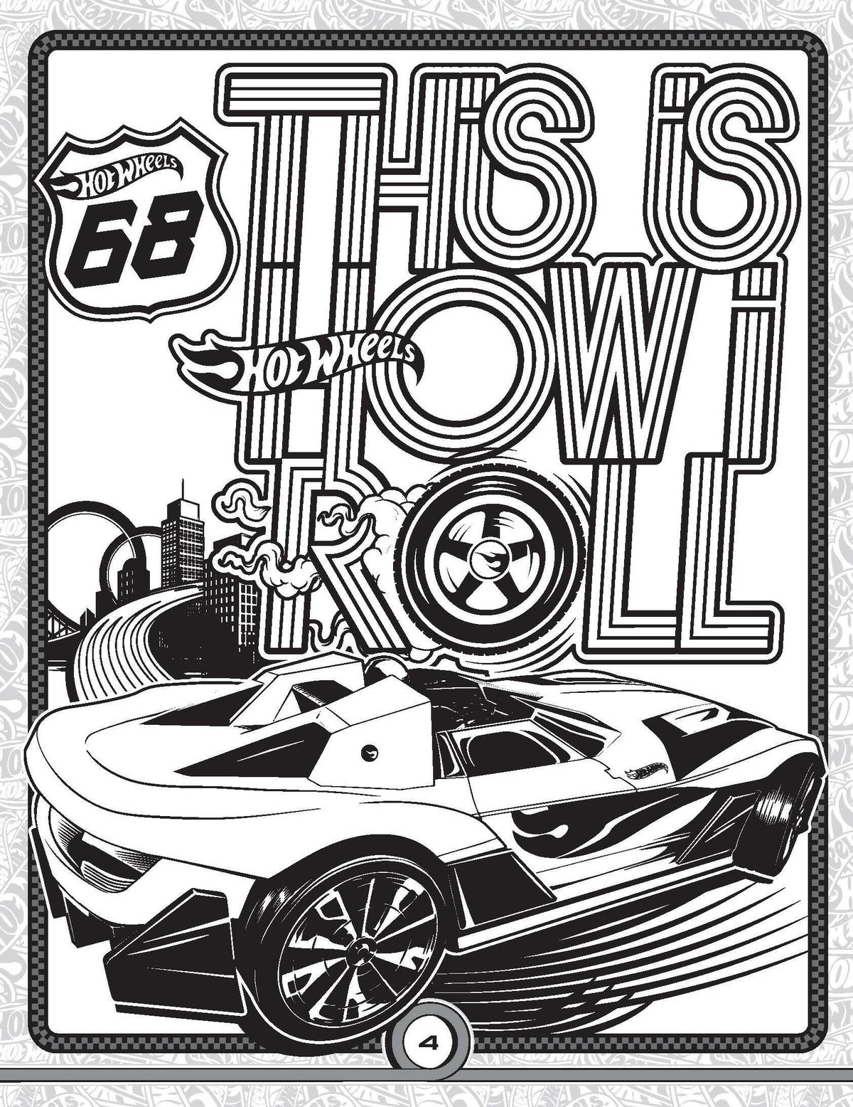 Dreamland Publications Hot Wheels Bumper Colouring & Puzzle Book : Children Drawing, Painting & Colouring Book | Grocsy