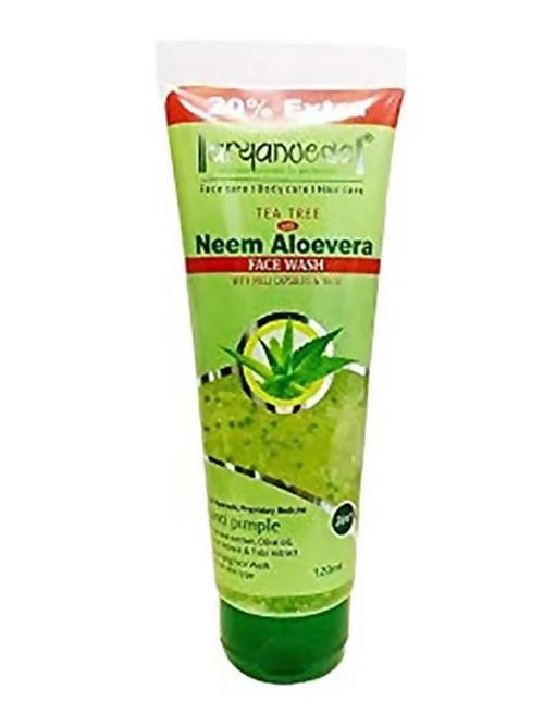 Aaryanveda Tea Tree With Neem Aloevera Face Wash | Grocsy