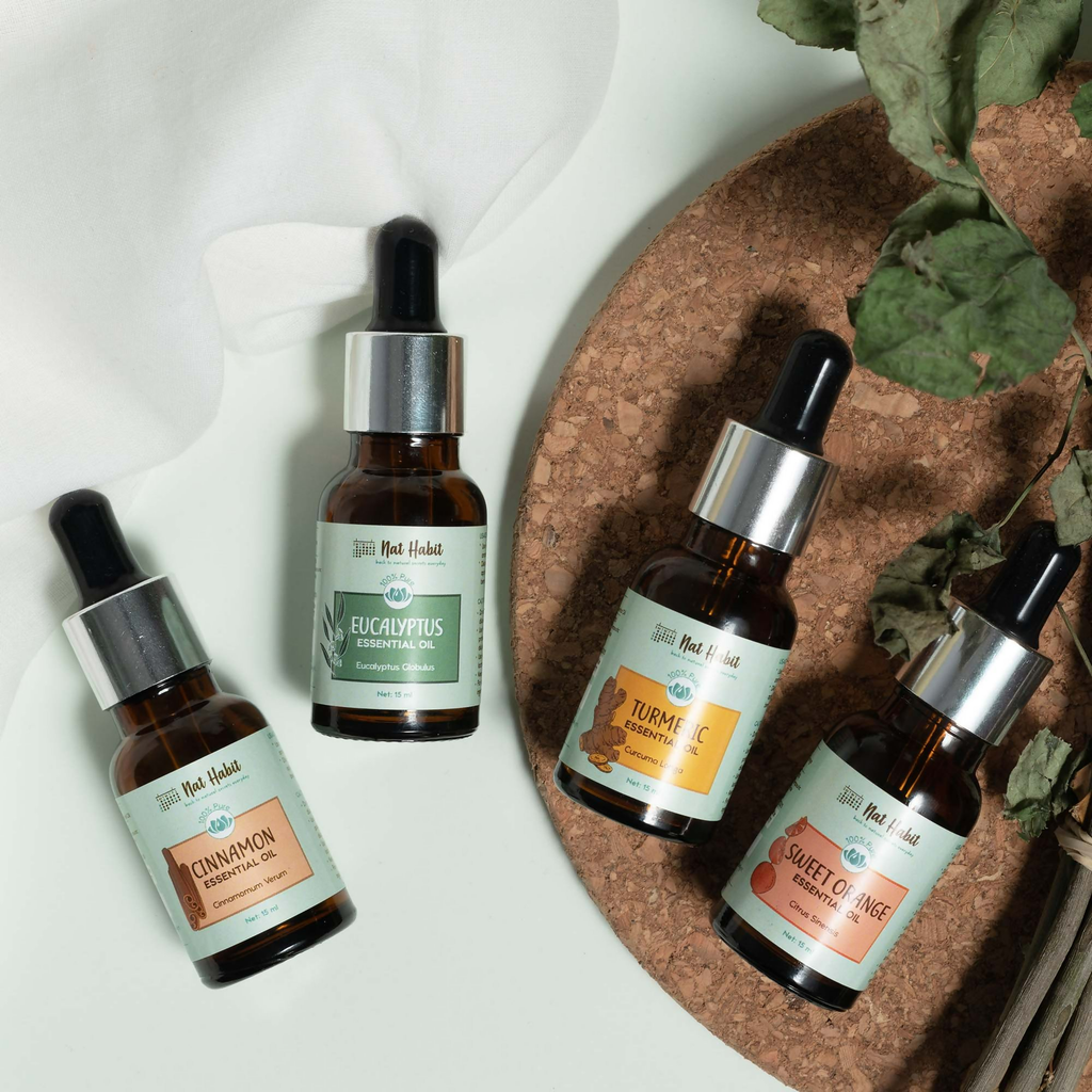 Nat Habit Nilgiri Eucalyptus Essential Oil | Grocsy
