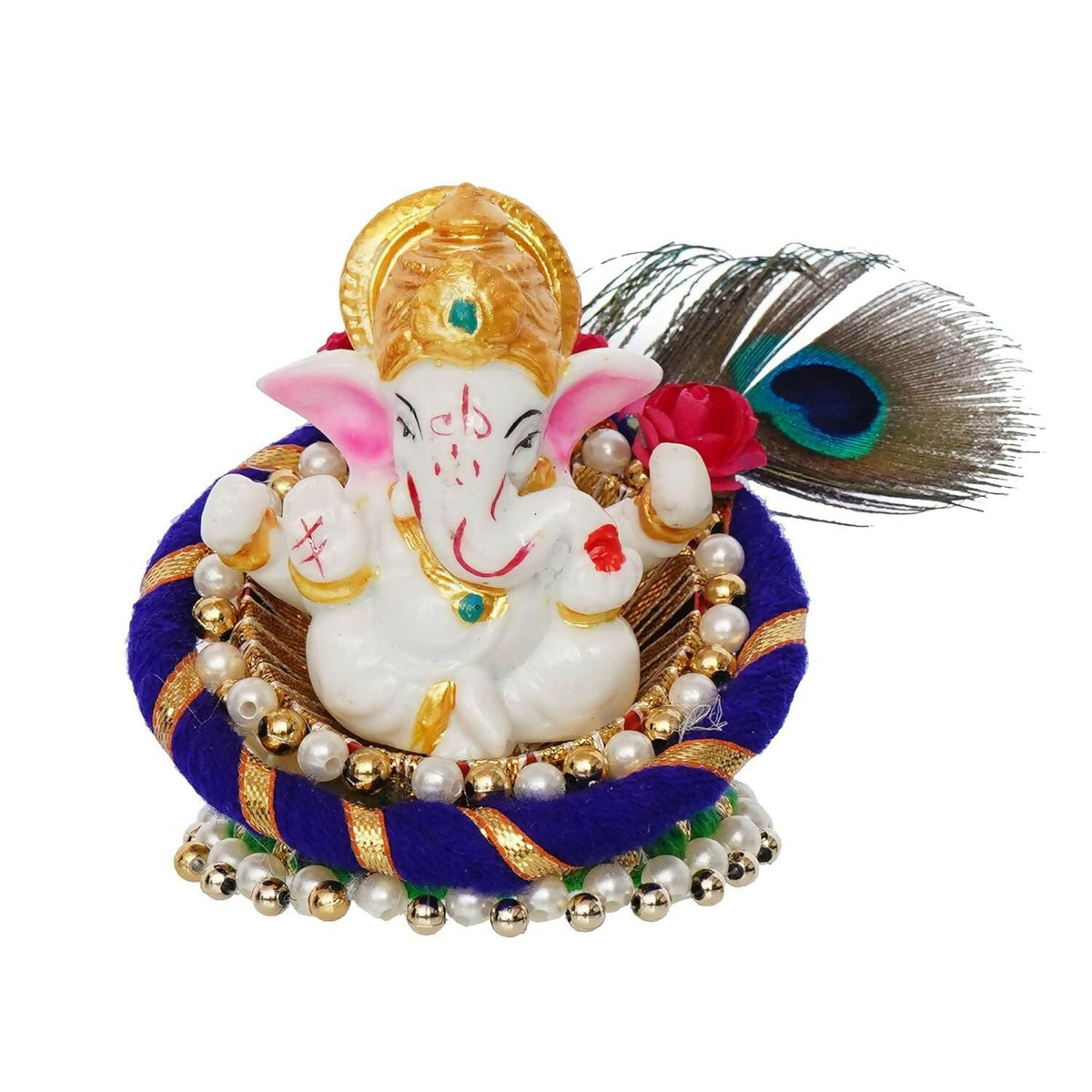 eCraftIndia Polyresin Lord Ganesha Idol | Grocsy