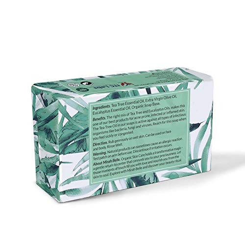 Mirah Belle Tea Tree Eucalyptus Detoxifying Soap | Grocsy