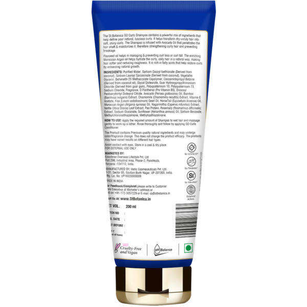 St.Botanica Go Curls Hair Shampoo | Grocsy