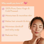 Wishcare 100% Pure Cold Pressed Extra-Virgin Coconut Oil & Jamaican Black Castor Oil | Grocsy
