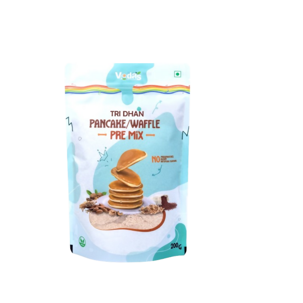 Vedas Kitchen Tri Dhan Waffle/Pancake Premix | Grocsy