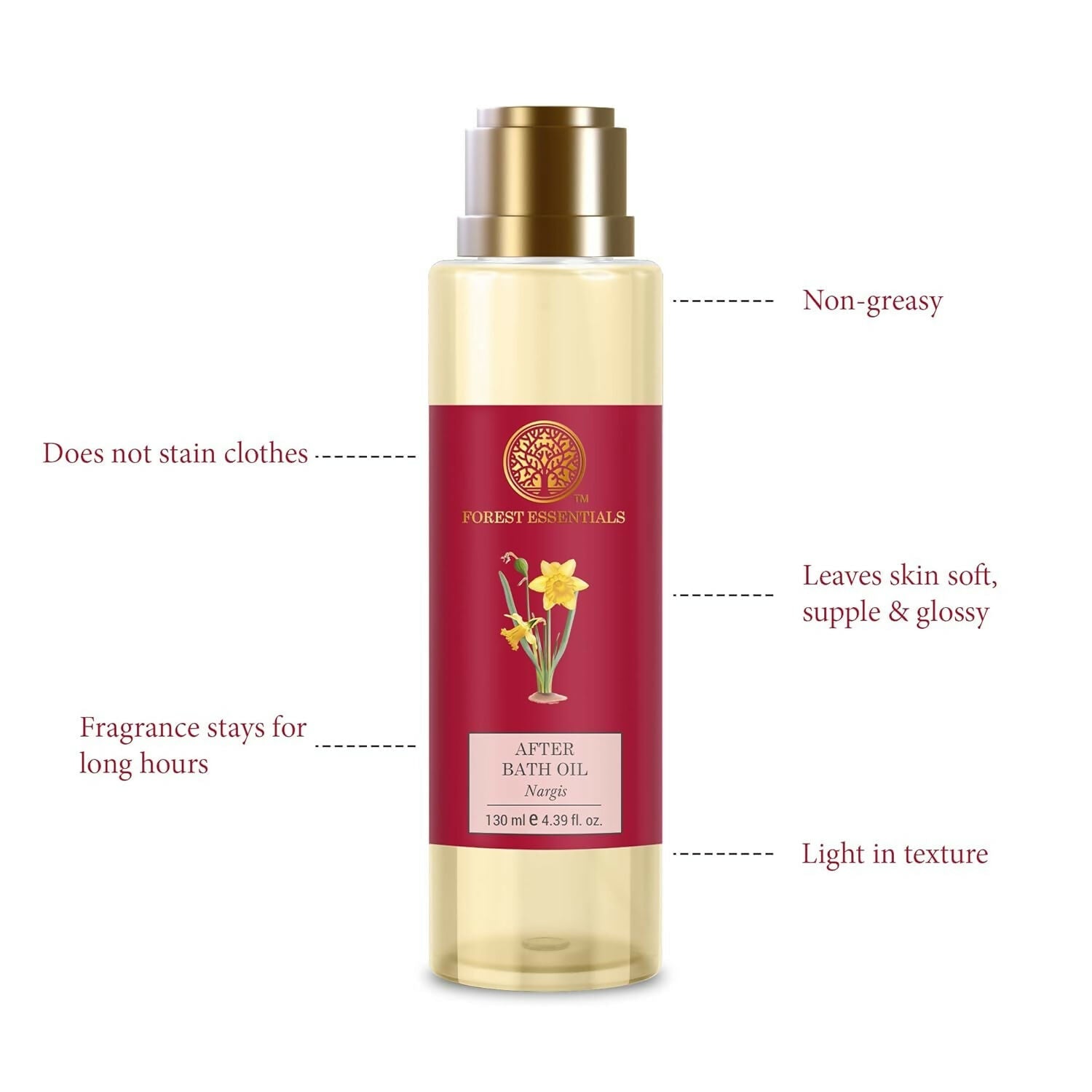 Forest Essentials After Bath Oil Nargis | Grocsy