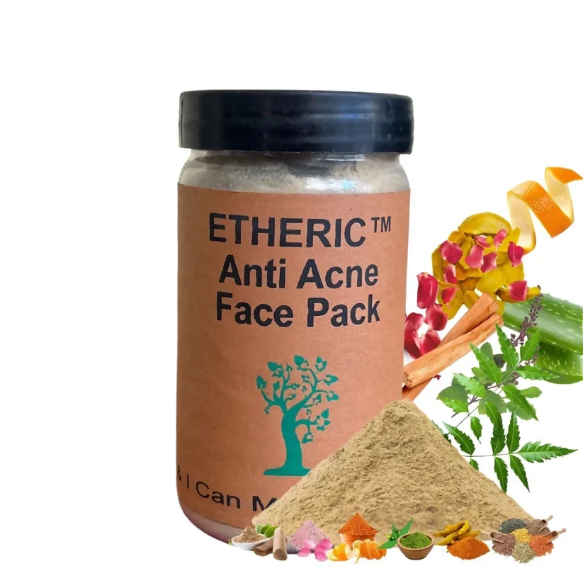 Etheric Anti Acne Face Pack – Natural Herbal Skin Clarifying Treatment | Grocsy