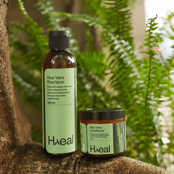 Haeal Aloe Vera Shampoo + Conditioner Combo | Grocsy