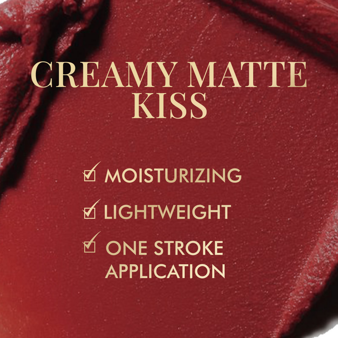mCaffeine Shades Creamy Matte Kiss Bullet Lipstick Moisturizing Lightweight - Maroon Mimosa | Grocsy
