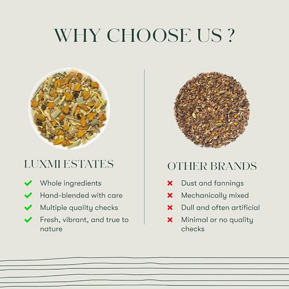 Luxmi Estates Astounding Ashwagandha – Certified Organic Herbal Infusion | Grocsy