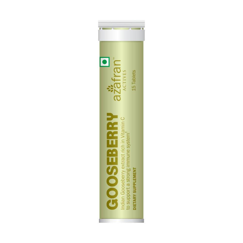 Azafran Actives Organic Gooseberry Tablets | Grocsy