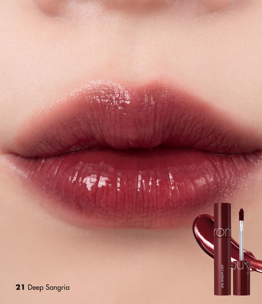 Rom&nd Juicy Lasting Tint - 21 Deep Sangria | Grocsy