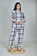 Morchari Digital Print Semi Muslin Co-Ord Set Top & Trouser-Multicolor | Grocsy