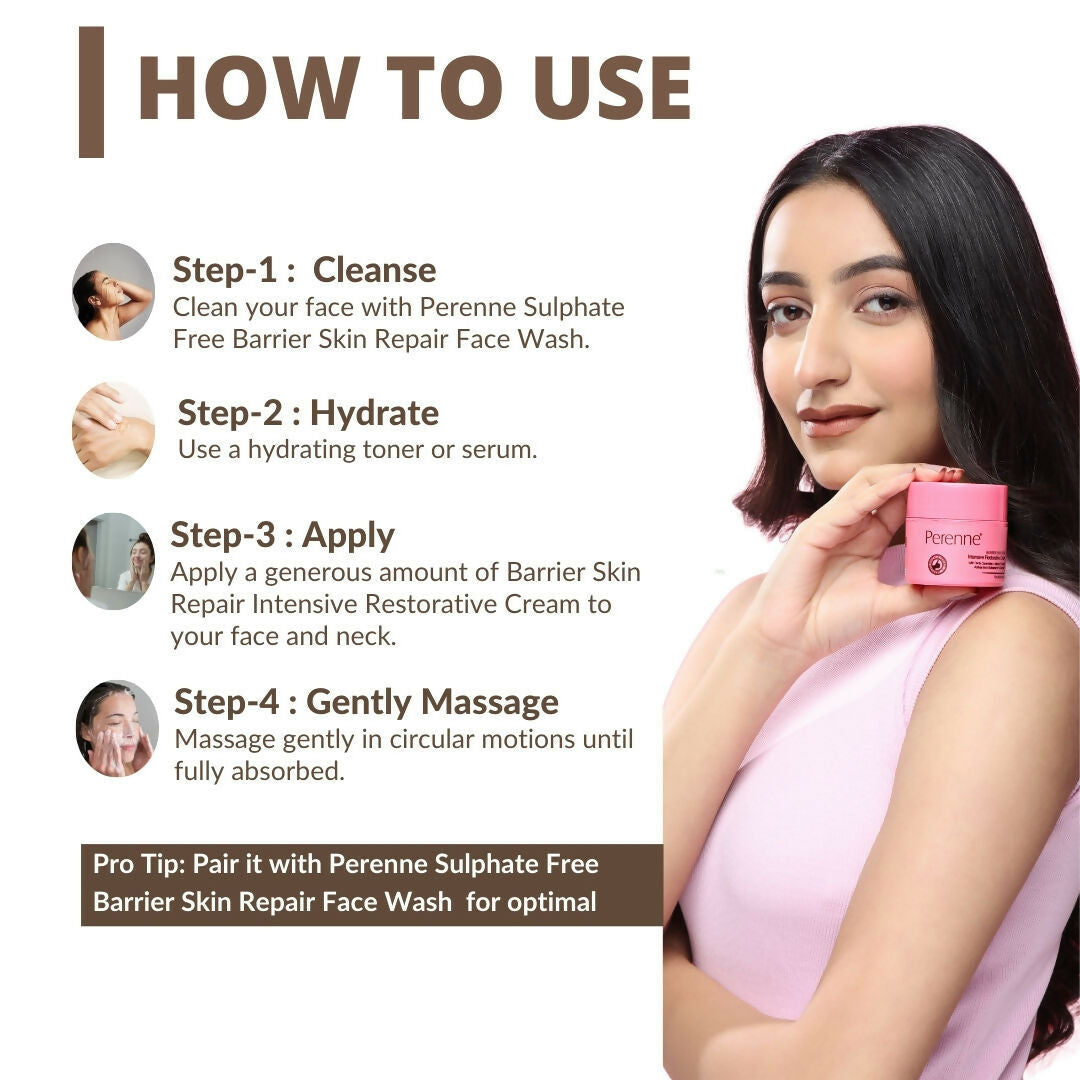 Perenne Barrier Skin Repair Intensive Restorative Cream | Grocsy