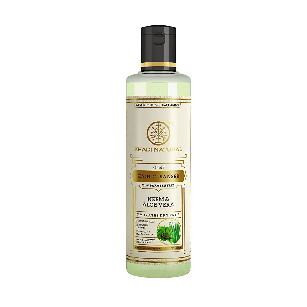 Khadi Natural Neem & Aloe Vera Hair Cleanser | Grocsy