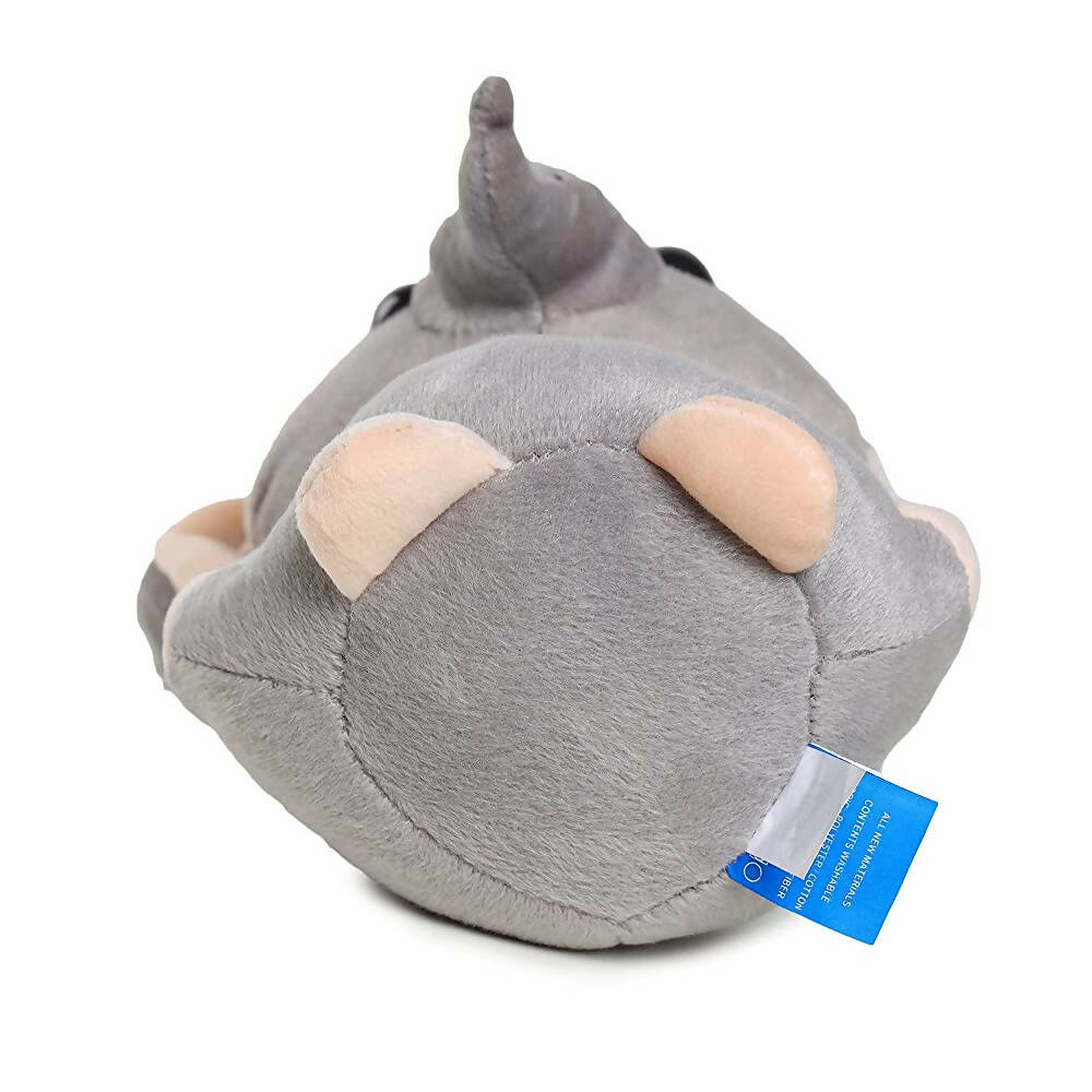 Webby Soft Animal Plush Elephant Toy 20cm-Blue | Grocsy