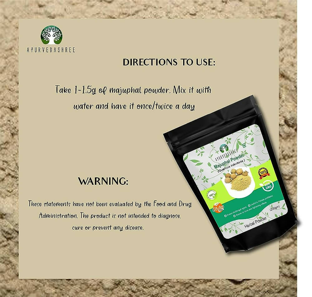 Ayurvedashree Majuphal Powder | Grocsy