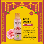 Alps Goodness Bridal Glow Kit (Beetroot Powder, Rose Water, Rosemary Water, Gold Facial Kit & Shea Butter) | Grocsy