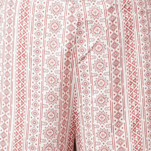 FIORRA Women's White Cotton A-line Kurta with Palazzo | Grocsy