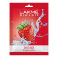 Lakme Blush And Glow Strawberry Sheet Mask | Grocsy