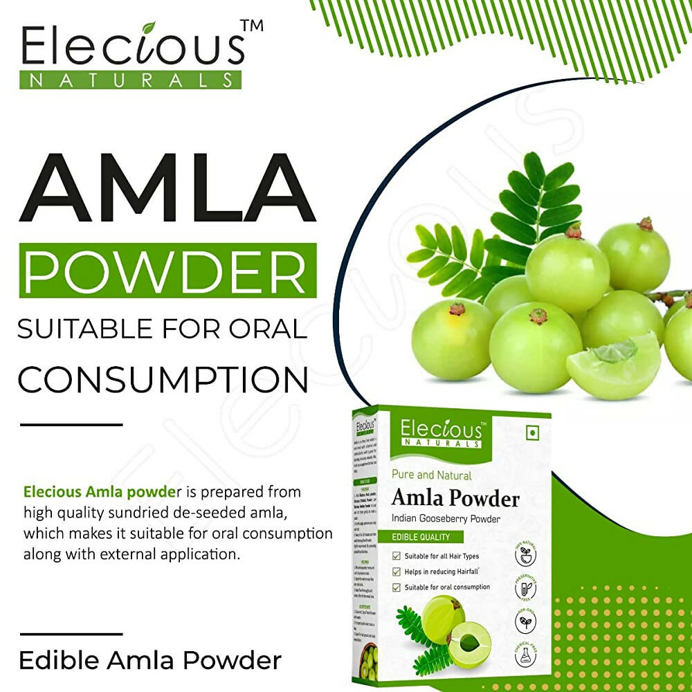 Elecious Naturals Amla Indian Gooseberry Powder | Grocsy