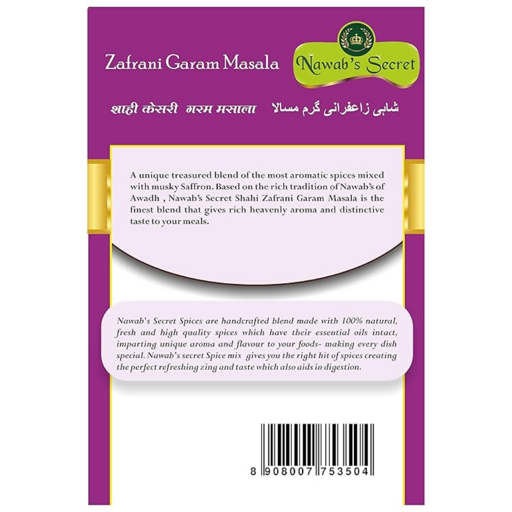 Nawab's Secret Zafrani (Saffron) Shahi Garam Masala | Grocsy