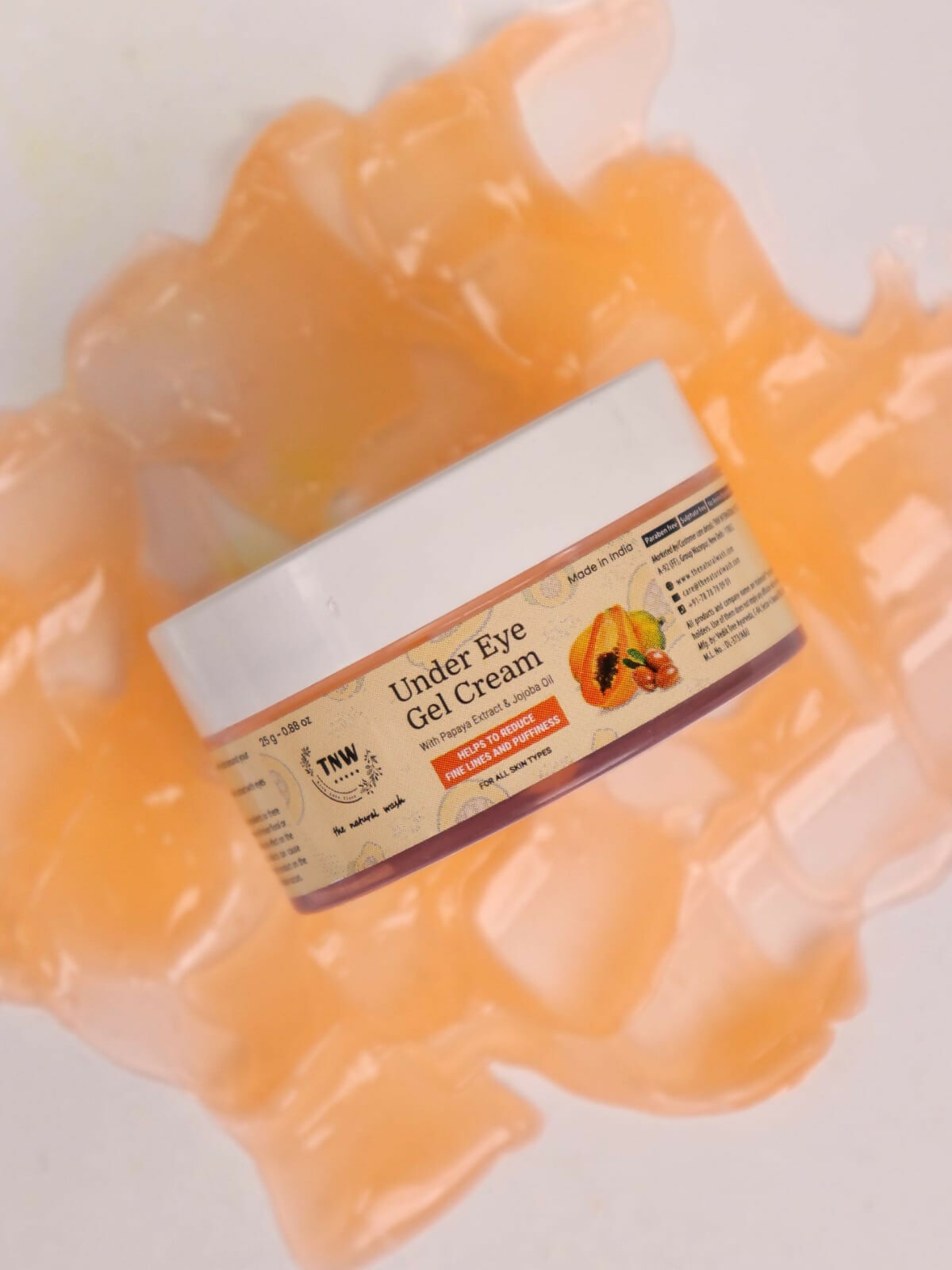 The Natural Wash Under Eye Gel Cream | Grocsy