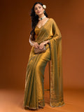 kasee Solid Beads and Stones Saree | Grocsy
