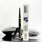 Nourish Mantra Jet Gaze Kajal Urban Rani - Black with Almond Oil & Vitamin E | Grocsy