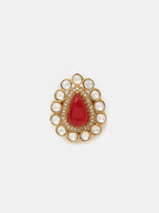 Ruby Raang Teardrop Brooch | Grocsy