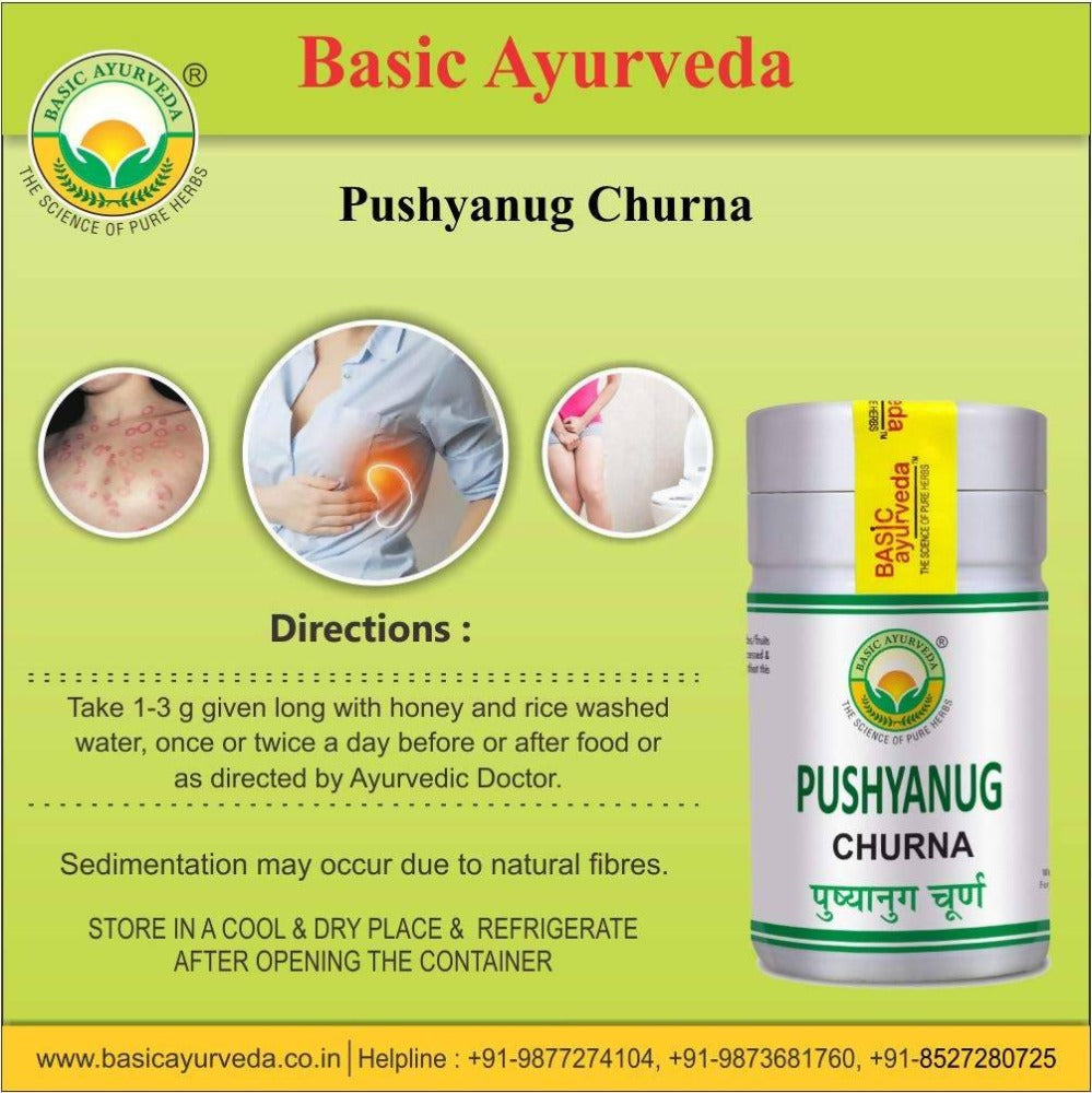 Basic Ayurveda Pushyanug Churna | Grocsy
