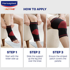 Hansaplast Active Knee Support for Men & Women (Pair) | Grocsy